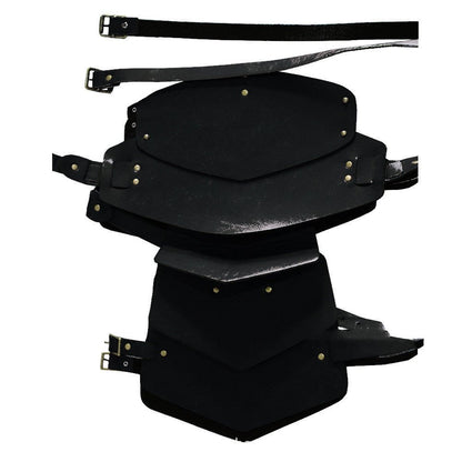 Men's Leather Bondage Jackets Multiple Straps Binding Bras - BAGMODA
