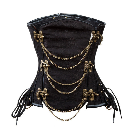 Damenmode Metallkette Punk Shapewear
