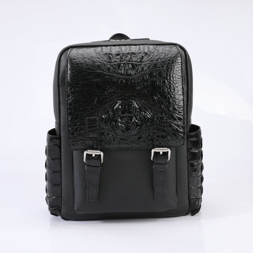 Crocodile Bone Leather Bag