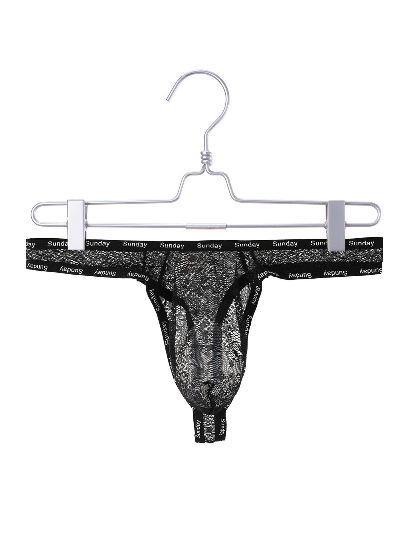 Sexy Lace Underwear Men's Low Waist High Elastic See-through