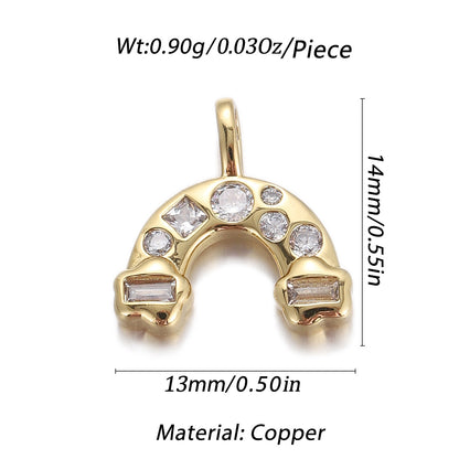 Colgante de aceite con forma de gota de amor, microincrustaciones, pulsera, collar, accesorios