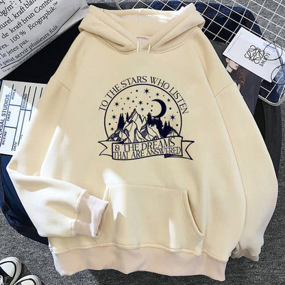 Sudadera con capucha Acotar para mujer, estilo gótico japonés
