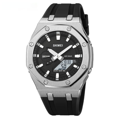 Reloj electrónico luminoso deportivo multifuncional resistente al agua