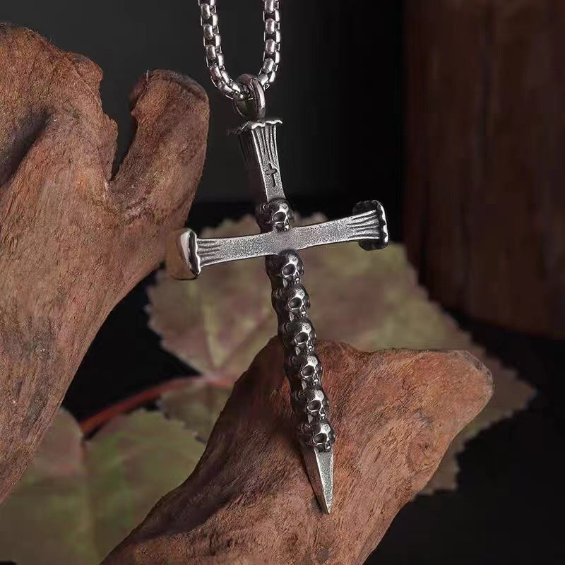 Cross Necklace Women Trendy Hip Hop European And American Style Niche