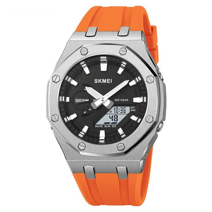 Reloj electrónico luminoso deportivo multifuncional resistente al agua