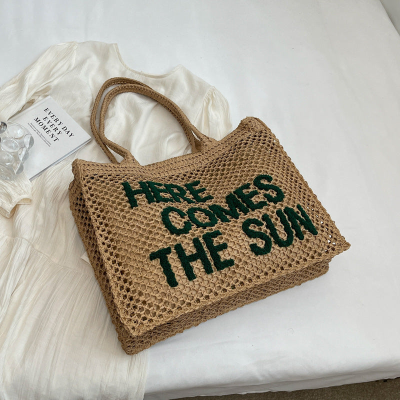 Weaving Hollow Tote Bag
