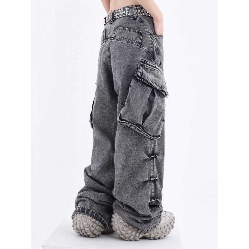 Retro Fashionable Cargo Pants Men - BAGMODA