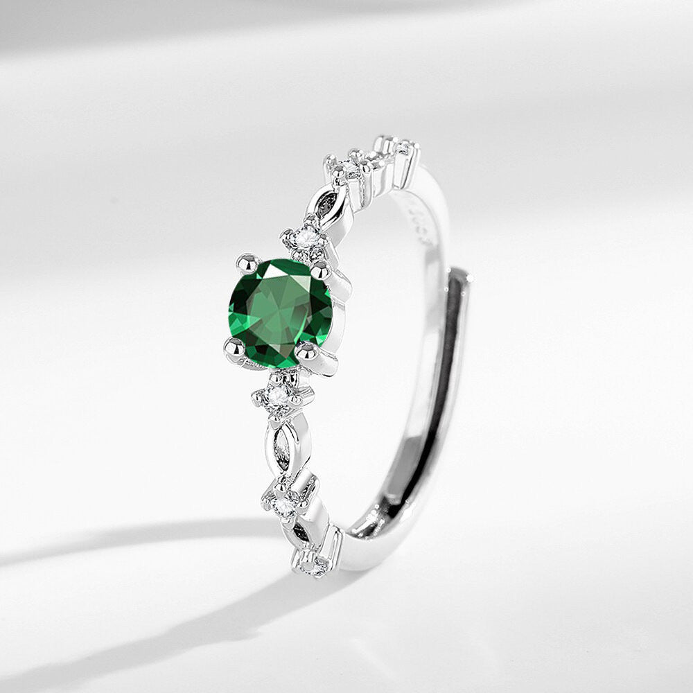 Moissanite Ring Female Ring High-grade Light Luxury