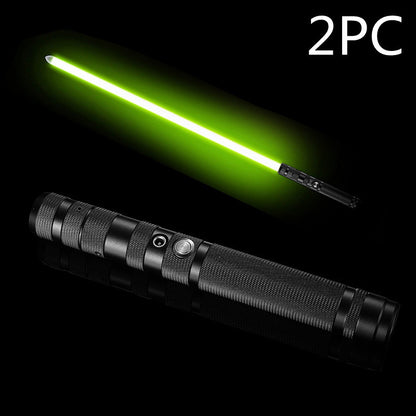 Espada láser de sable de luz de metal RGB, juguetes, sable de luz, barra de luz, regalos para niños