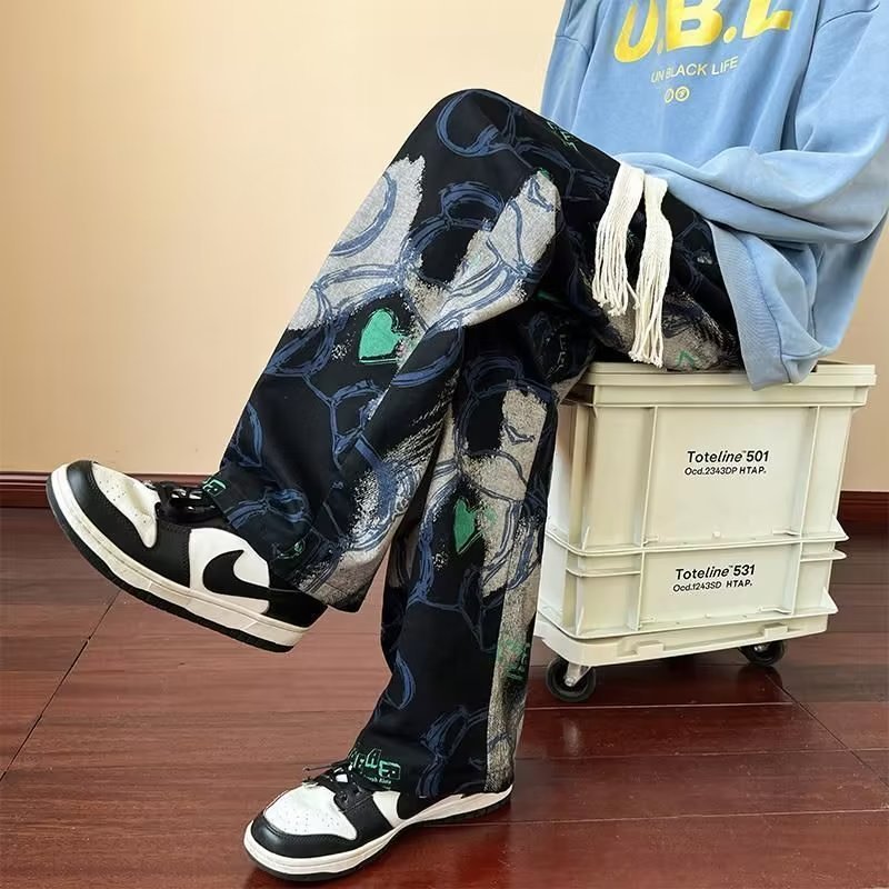 Fashion Personalized Casual Pants Trousers Men - BAGMODA