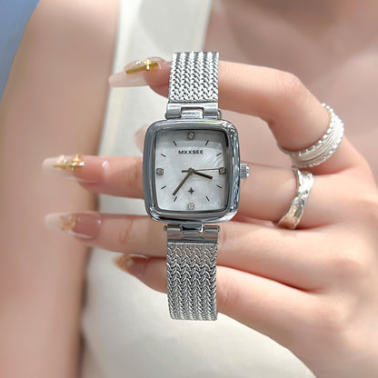 Damen Starry Retro Exquisite Square Uhr