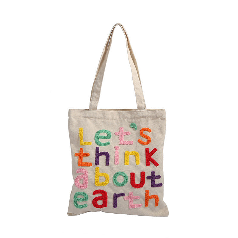 Vielseitige Canvas-Tasche mit großem Fassungsvermögen für Damen