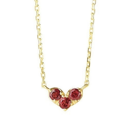 Collar con piedras de nacimiento de amor de enero a diciembre (Nicho)