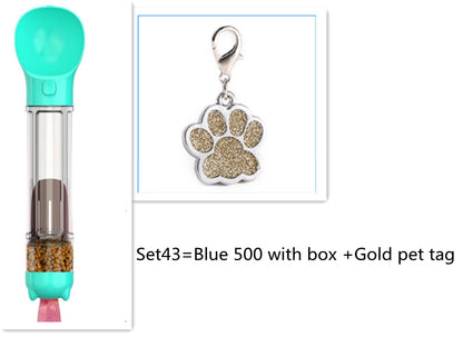 Vaso de agua multifuncional para mascotas Para llevar con el perro