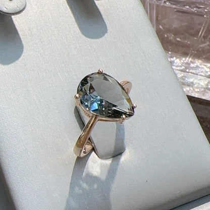 Farberhaltendes Roségold-Ohrring-Ring-Ornament