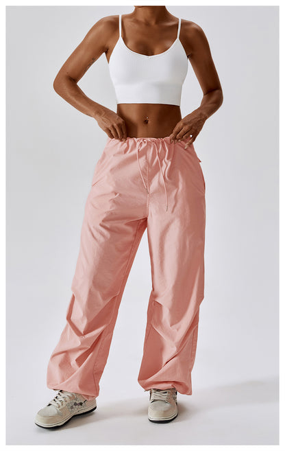 Pantalones deportivos de verano de cintura alta y secado rápido para mujer