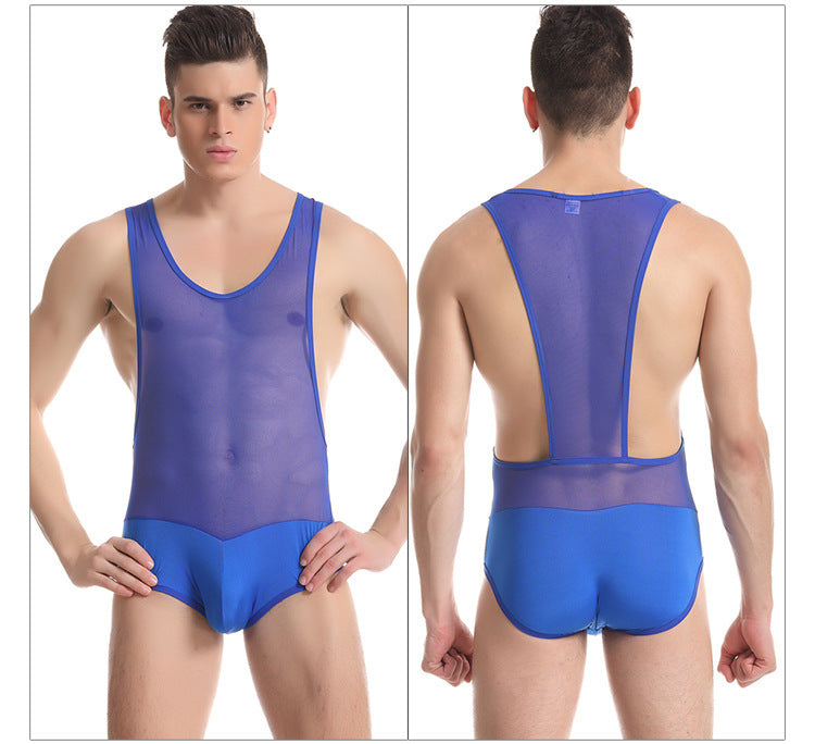 Sculpting Tummy Men's Summer Tulle Mesh Shapewear